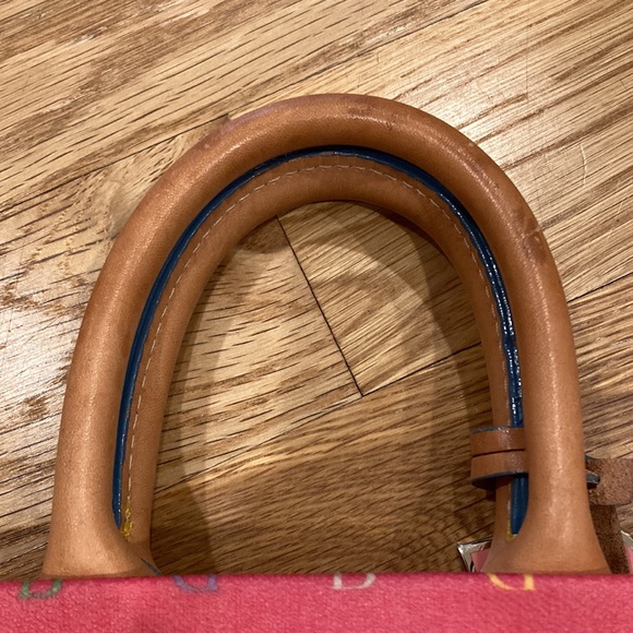 Dooney & Bourke Vintage Colored Pattern Pink Handbag - Picture 12 of 16